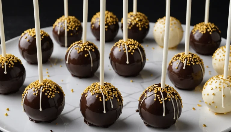 cake pop au chocolat